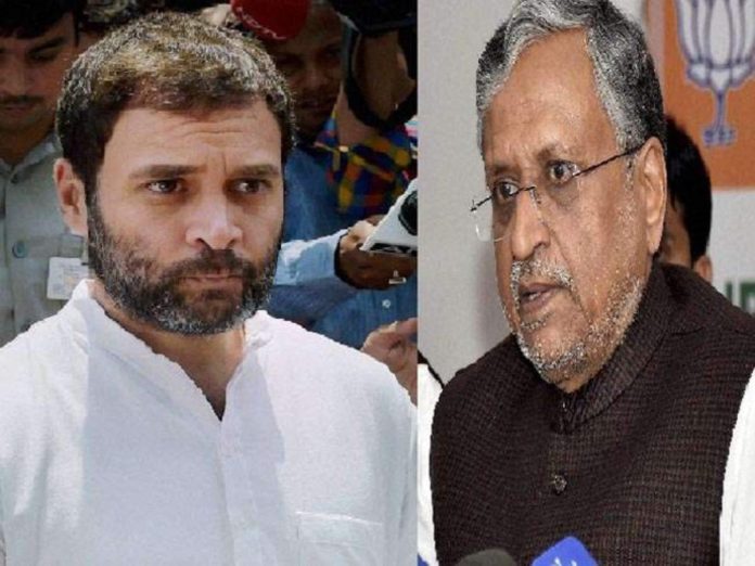 Rahul Gandhi-Sushil Modi